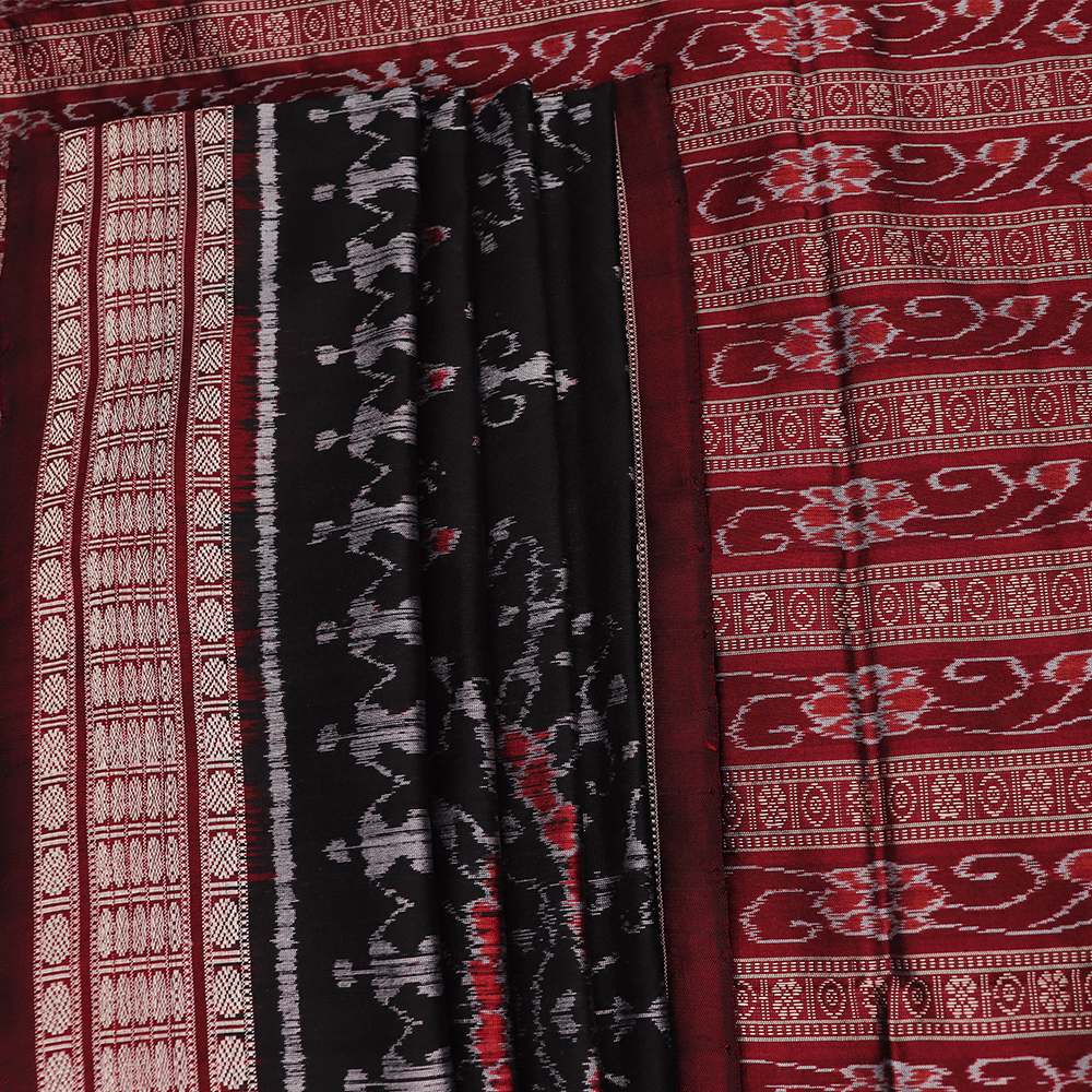 Handloom Sambalpuri Ikkat Silk Saree Handloom Saree_Sambalpuri Silk Priyadarshini Handloom 