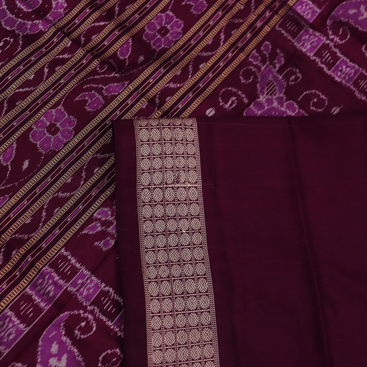 Handloom Sambalpuri Ikkat Silk Saree Handloom Saree_Sambalpuri Silk Priyadarshini Handloom 