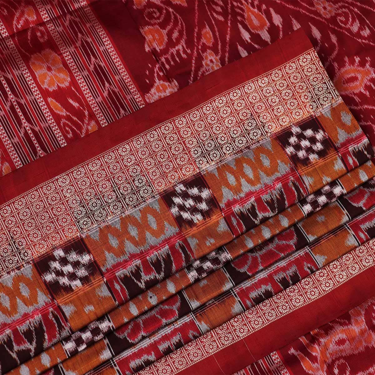 Handloom Sambalpuri Ikkat Silk Saree Handloom Saree_Sambalpuri Silk Priyadarshini Handloom 