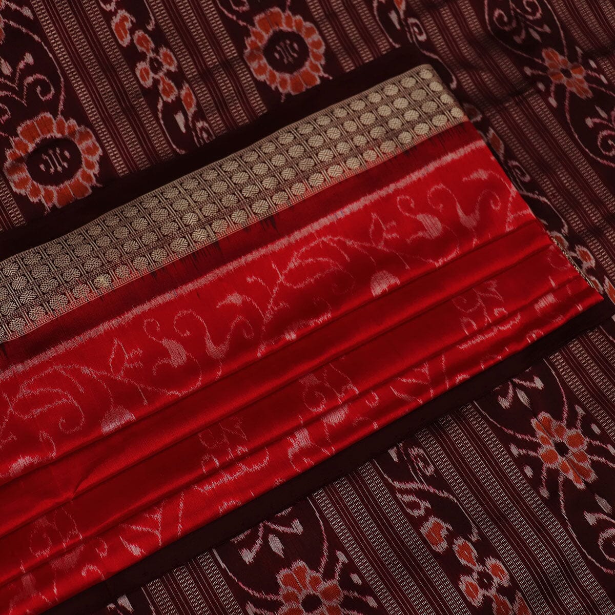 Handloom Sambalpuri Ikkat Silk Saree Handloom Saree_Sambalpuri Silk Priyadarshini Handloom 