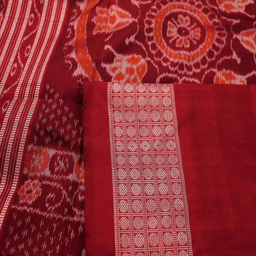 Handloom Sambalpuri Ikkat Silk Saree Handloom Saree_Sambalpuri Silk Priyadarshini Handloom 