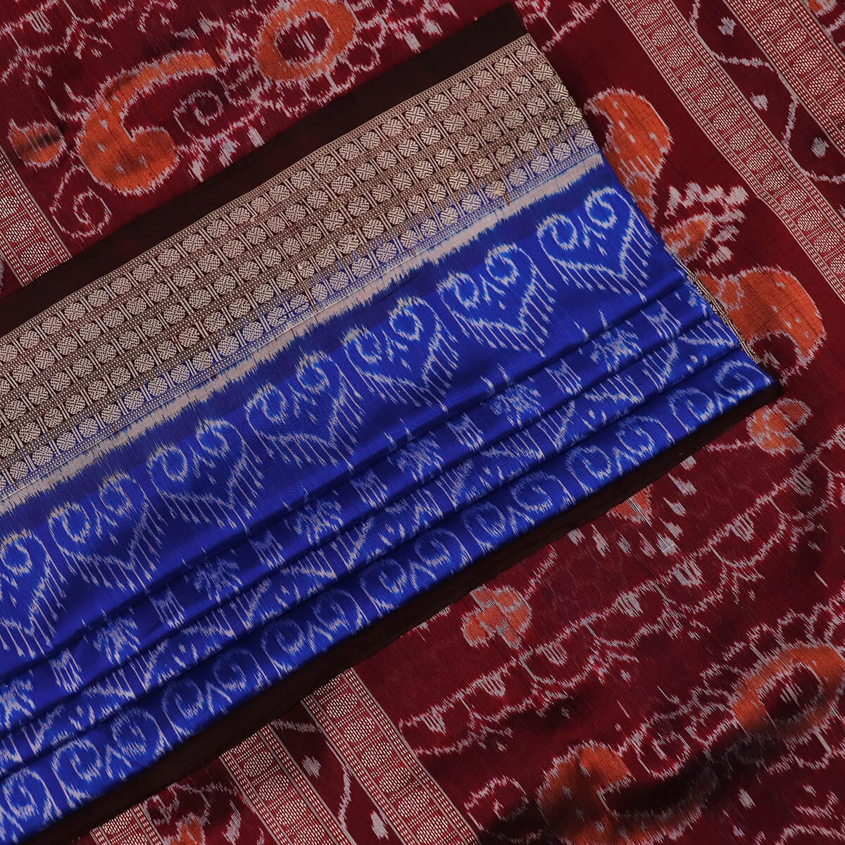 Handloom Sambalpuri Ikkat Silk Saree Handloom Saree_Sambalpuri Silk Priyadarshini Handloom 