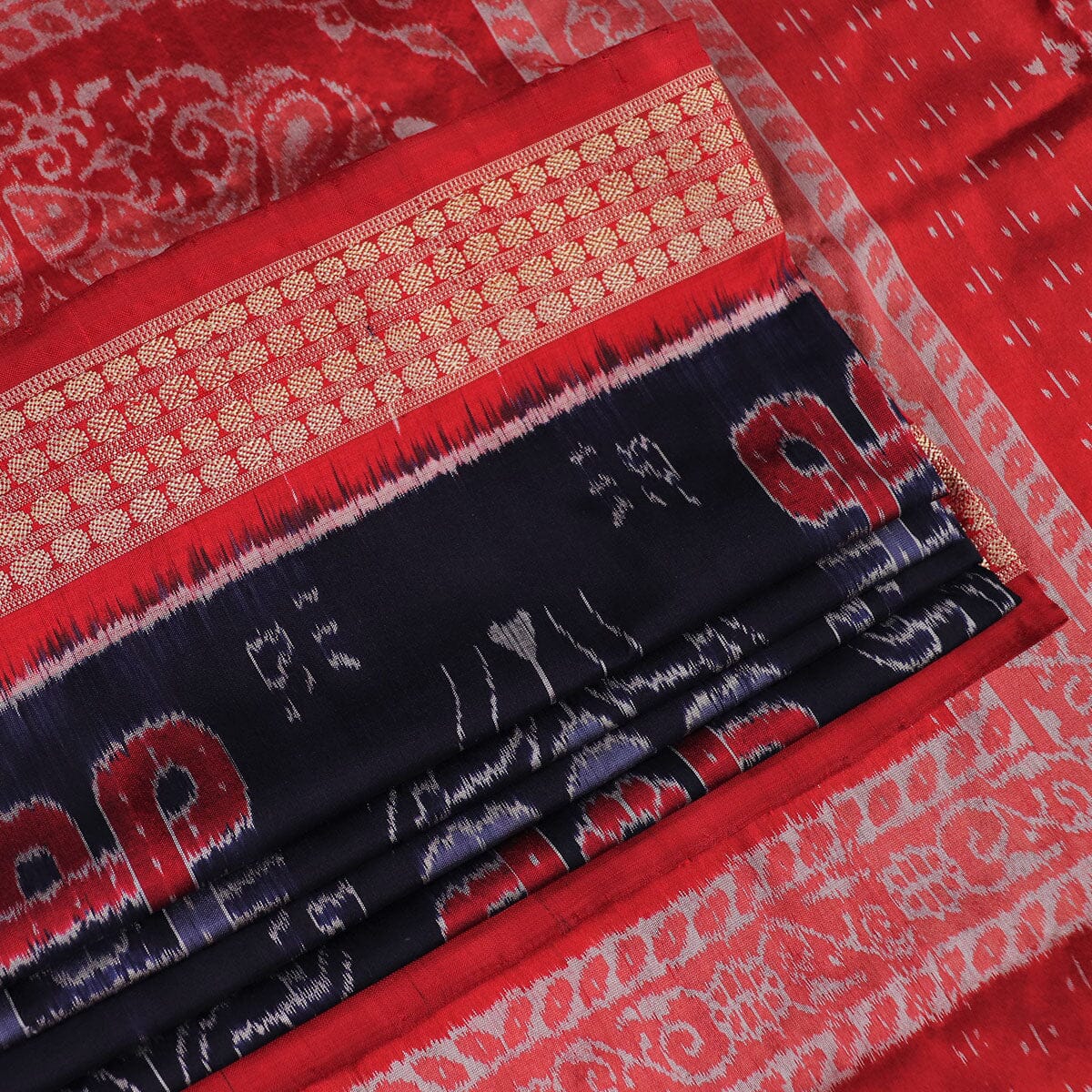 Handloom Sambalpuri Ikkat Silk Saree Handloom Saree_Sambalpuri Silk Priyadarshini Handloom 