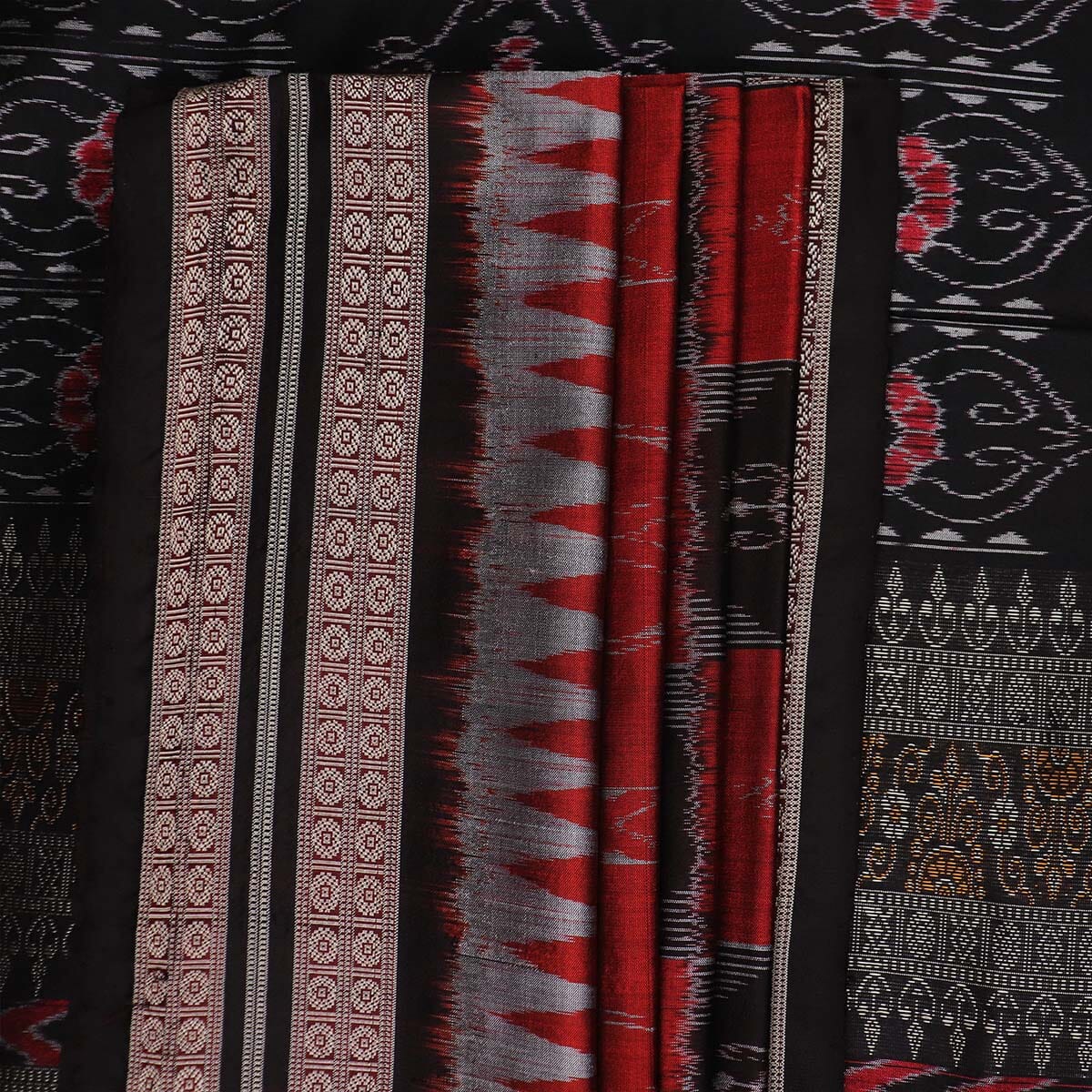 Handloom Sambalpuri Ikkat Silk Saree Handloom Saree_Sambalpuri Silk Priyadarshini Handloom 