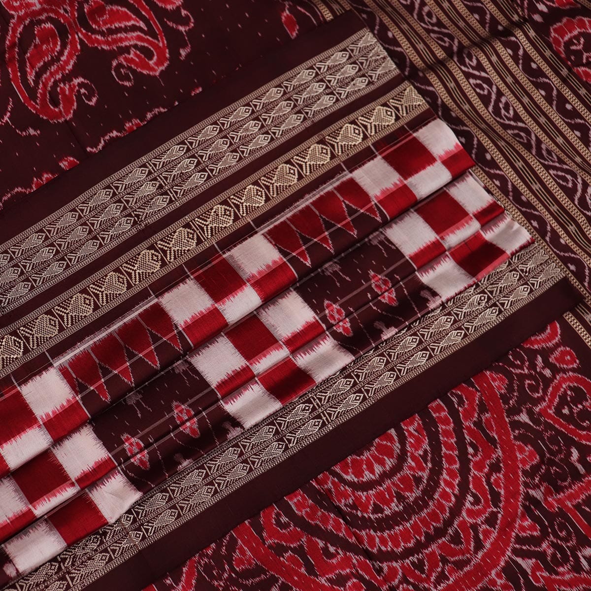 Handloom Sambalpuri Ikkat Silk Saree Handloom Saree_Sambalpuri Silk Priyadarshini Handloom 