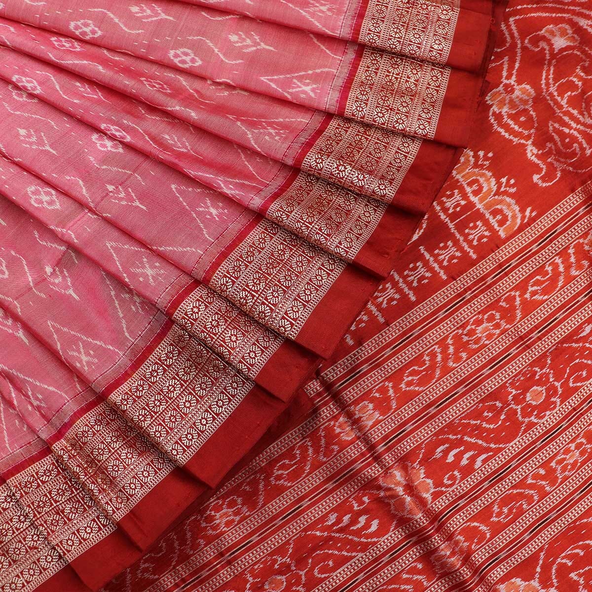 Handloom Sambalpuri Ikkat Silk Saree Handloom Saree_Sambalpuri Silk Priyadarshini Handloom 