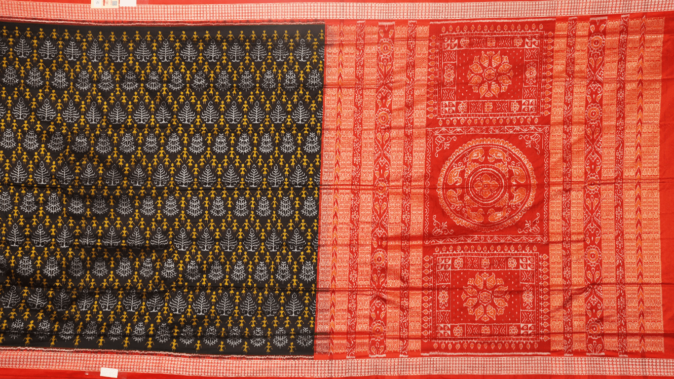 Handloom Sambalpuri Ikkat Silk Saree Handloom Saree_Sambalpuri Silk Priyadarshini Handloom 