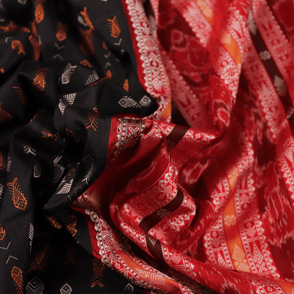 Handloom Sambalpuri Ikkat Silk Saree Handloom Saree_Sambalpuri Silk Priyadarshini Handloom 