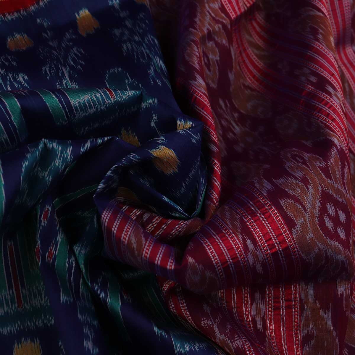 Handloom Sambalpuri Ikkat Silk Saree Handloom Saree_Sambalpuri Silk Priyadarshini Handloom 