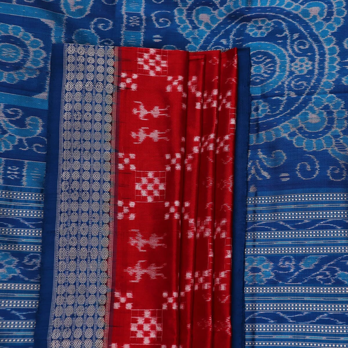 Handloom Sambalpuri Ikkat Silk Saree Handloom Saree_Sambalpuri Silk Priyadarshini Handloom 