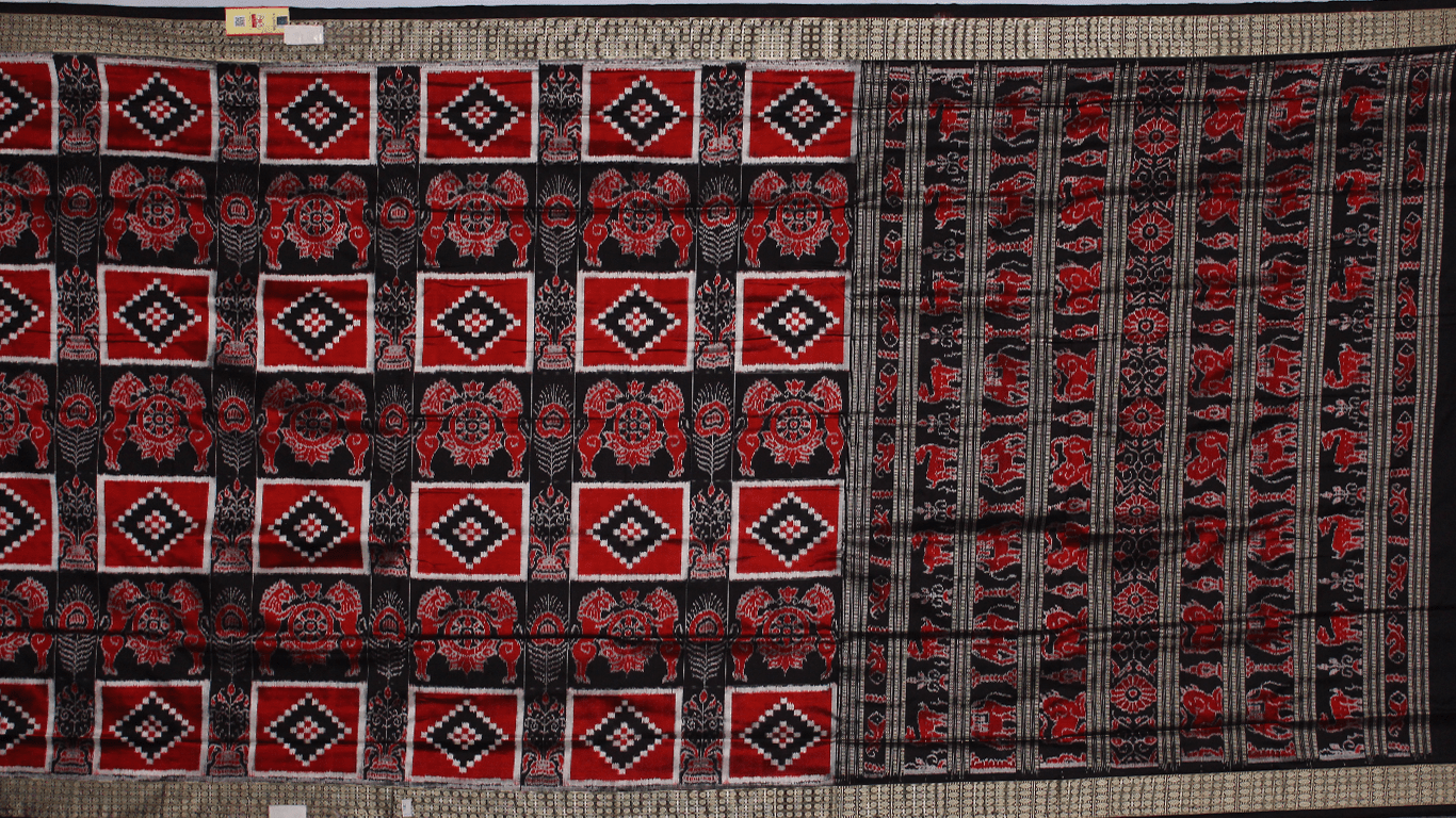 Handloom Sambalpuri Ikkat Silk Saree Handloom Saree_Sambalpuri Silk Priyadarshini Handloom 