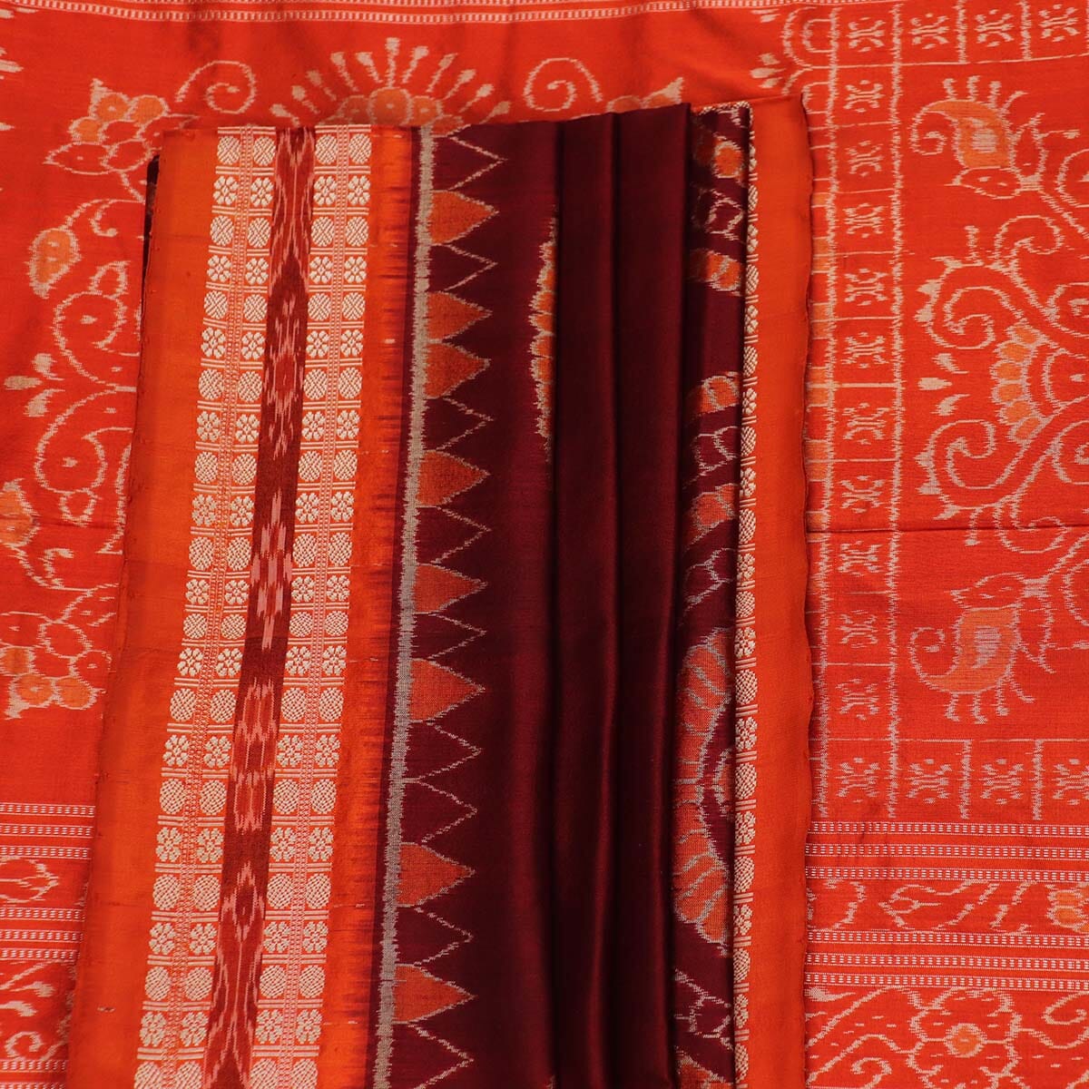 Handloom Sambalpuri Ikkat Silk Saree Handloom Saree_Sambalpuri Silk Priyadarshini Handloom 