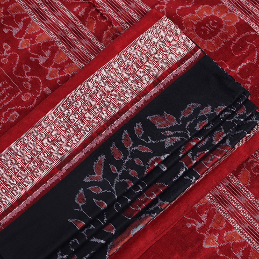 Handloom Sambalpuri Ikkat Silk Saree Handloom Saree_Sambalpuri Silk Priyadarshini Handloom 