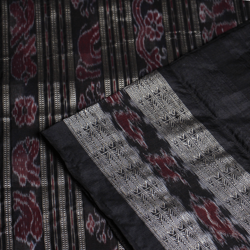 Handloom Sambalpuri Ikkat Silk Saree Handloom Saree_Sambalpuri Silk Priyadarshini Handloom 