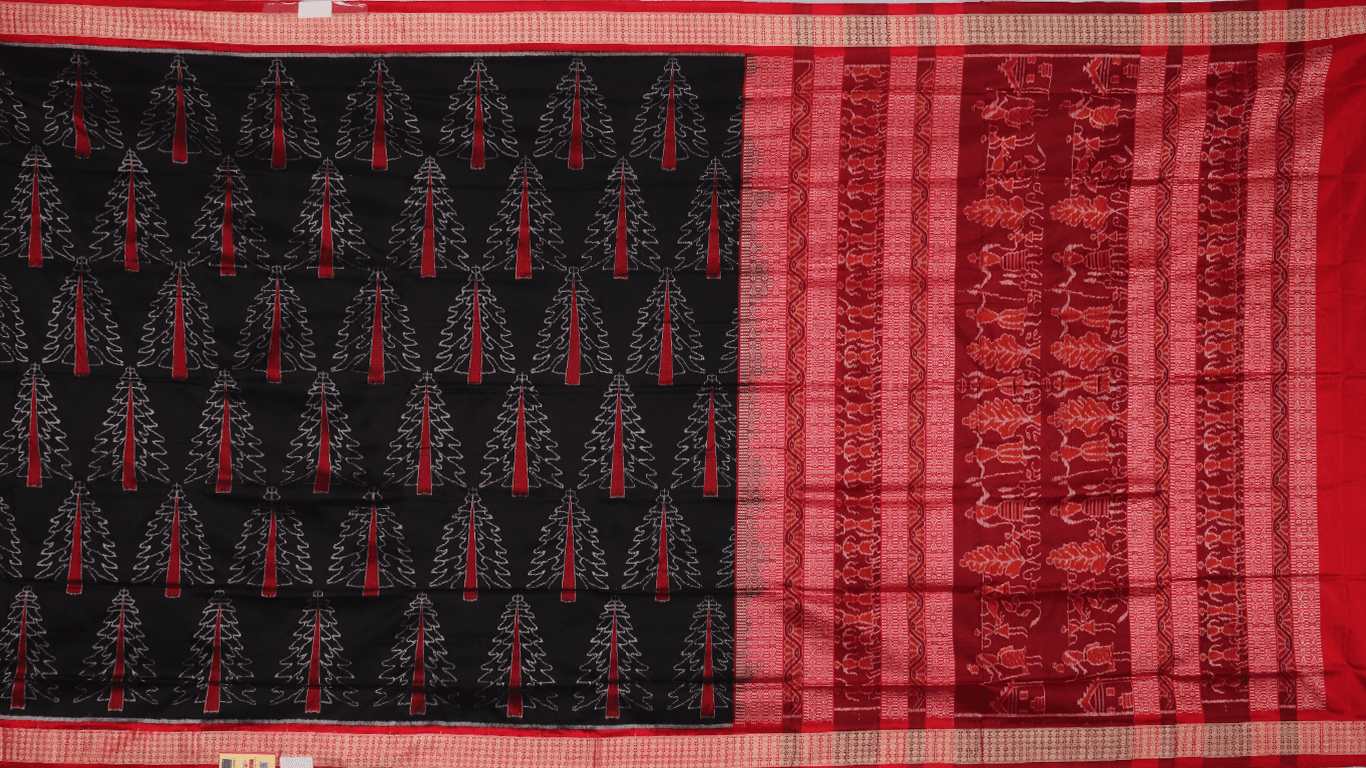 Handloom Sambalpuri Ikkat Silk Saree Handloom Saree_Sambalpuri Silk Priyadarshini Handloom 