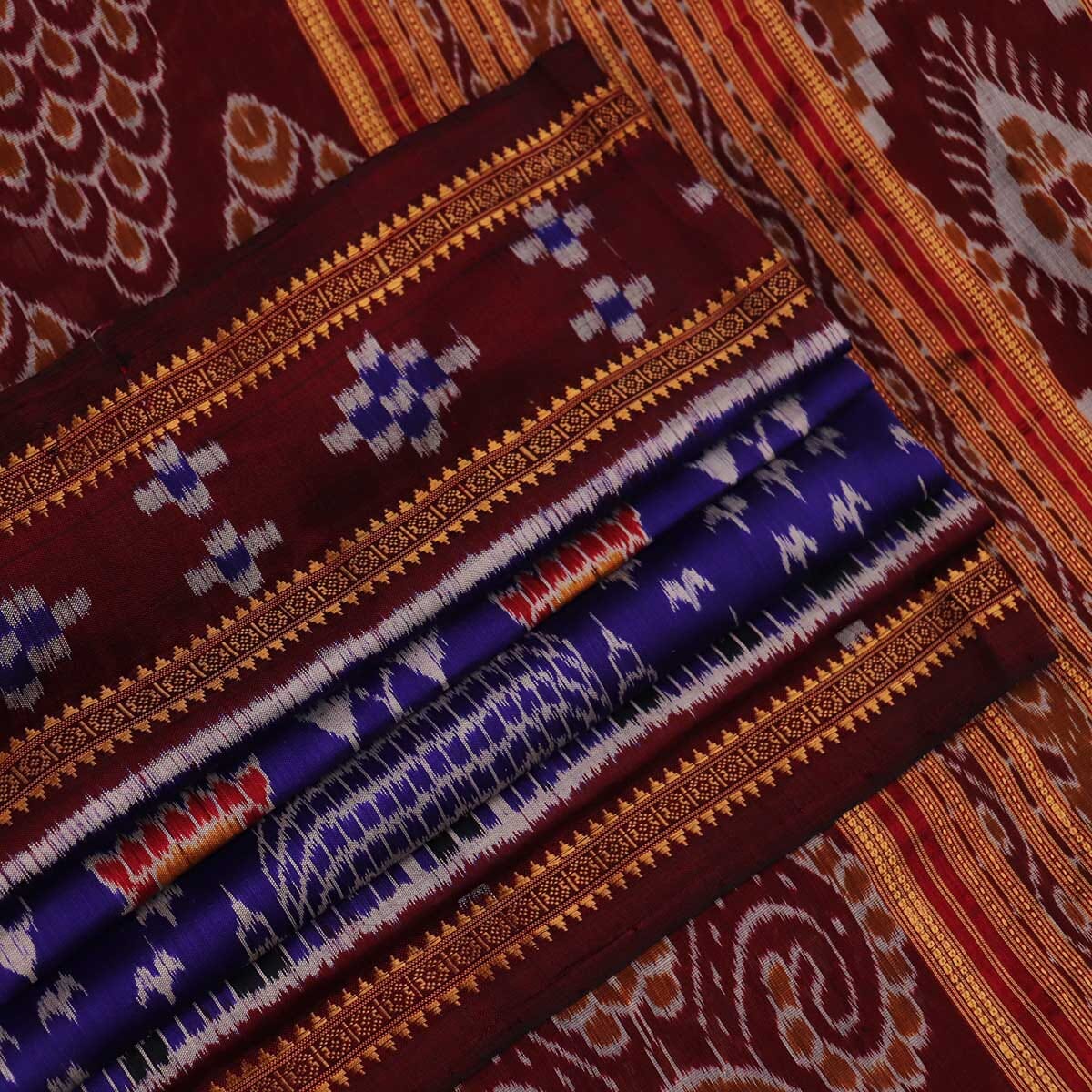 Handloom Sambalpuri Ikkat Silk Saree Handloom Saree_Sambalpuri Silk Priyadarshini Handloom 