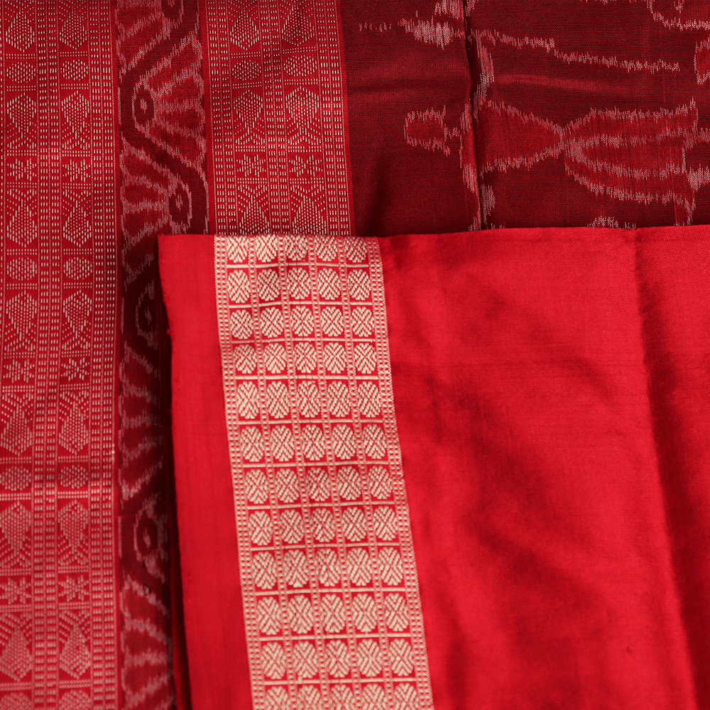 Handloom Sambalpuri Ikkat Silk Saree Handloom Saree_Sambalpuri Silk Priyadarshini Handloom 