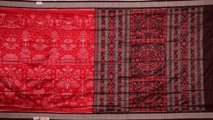 Handloom Sambalpuri Ikkat Silk Saree Handloom Saree_Sambalpuri Silk Priyadarshini Handloom 