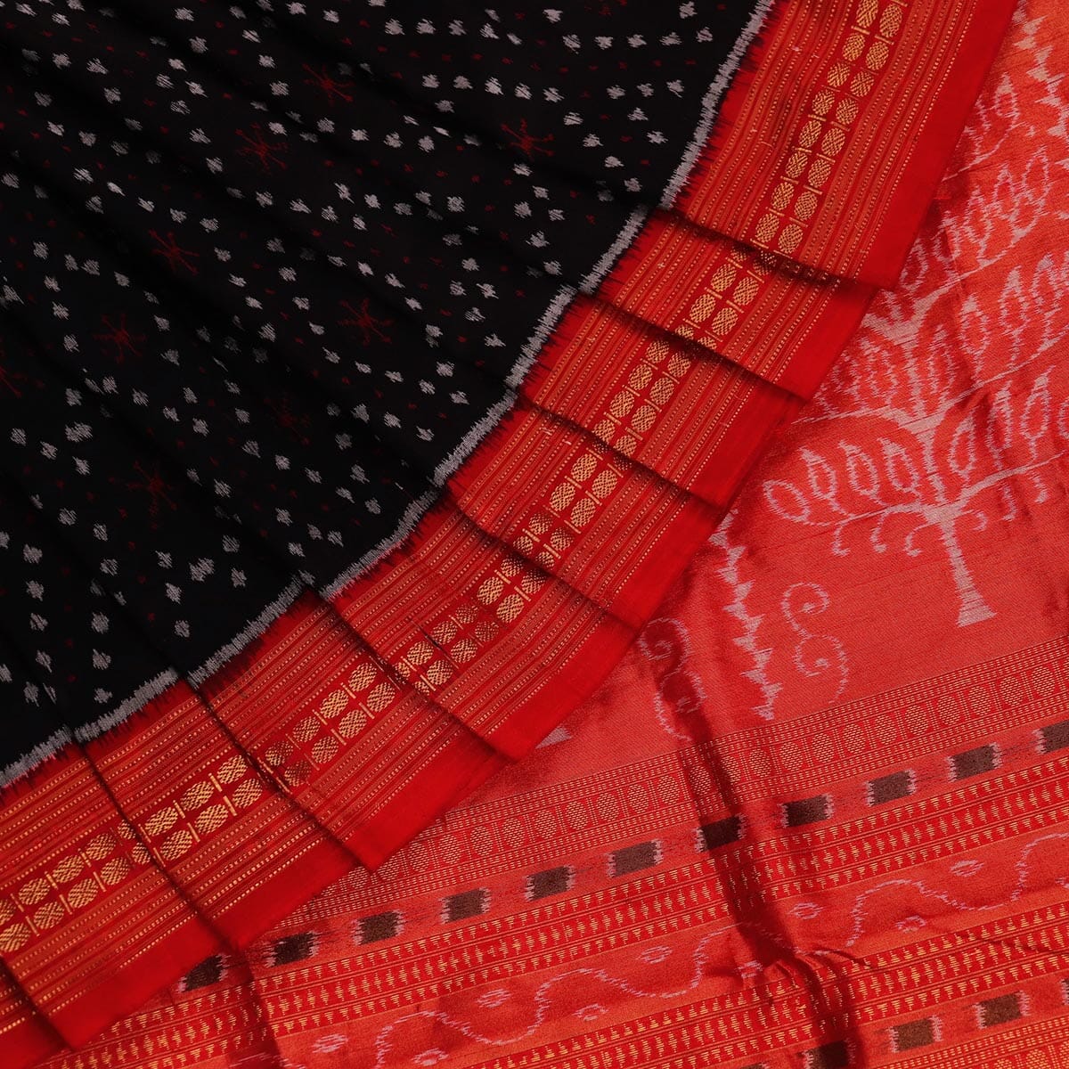Handloom Sambalpuri Ikkat Silk Saree Handloom Saree_Sambalpuri Silk Priyadarshini Handloom 