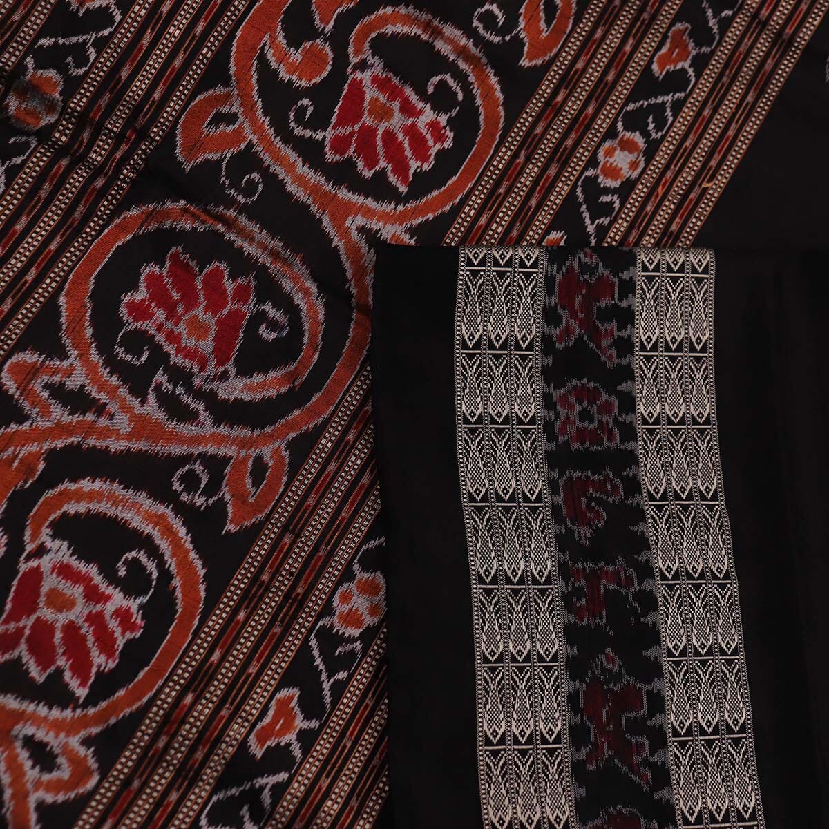 Handloom Sambalpuri Ikkat Silk Saree Handloom Saree_Sambalpuri Silk Priyadarshini Handloom 