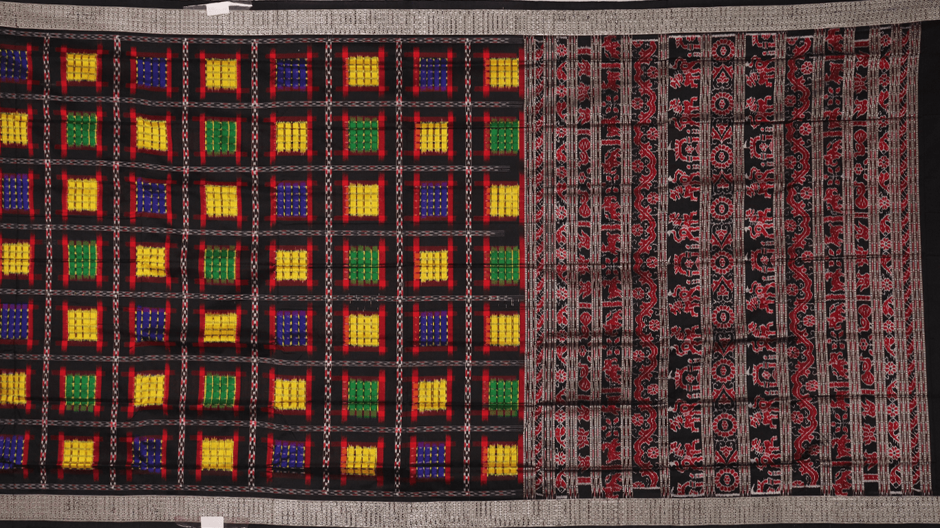 Handloom Sambalpuri Ikkat Silk Saree Handloom Saree_Sambalpuri Silk Priyadarshini Handloom 