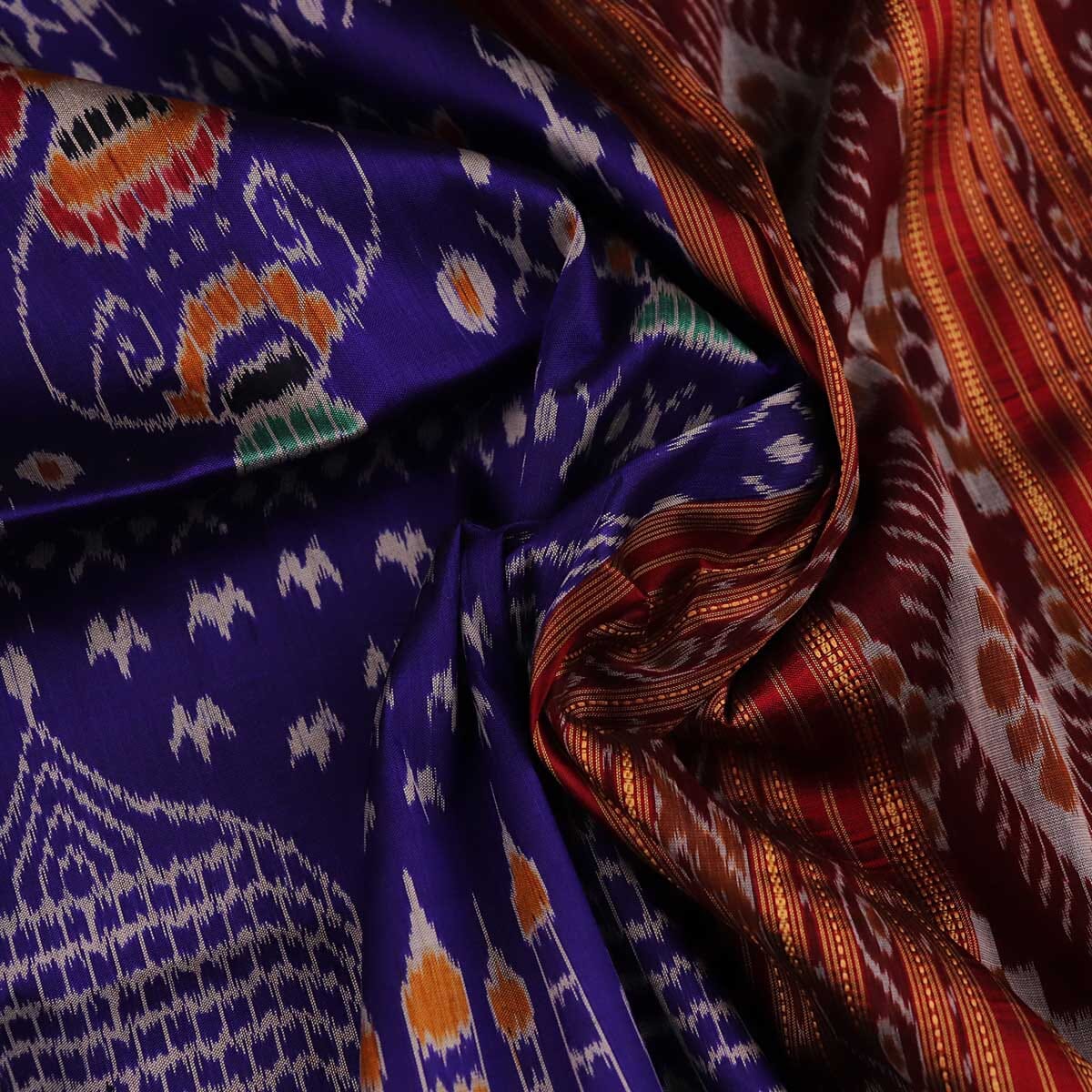 Handloom Sambalpuri Ikkat Silk Saree Handloom Saree_Sambalpuri Silk Priyadarshini Handloom 