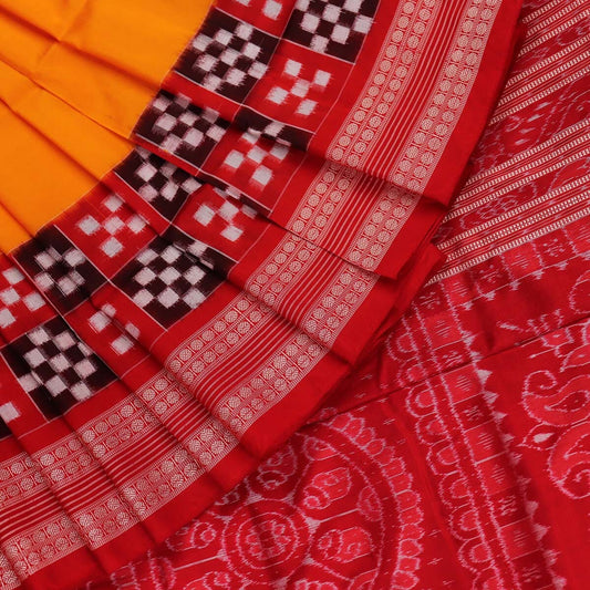 Handloom Sambalpuri Ikkat Silk Saree Handloom Saree_Sambalpuri Silk Priyadarshini Handloom 