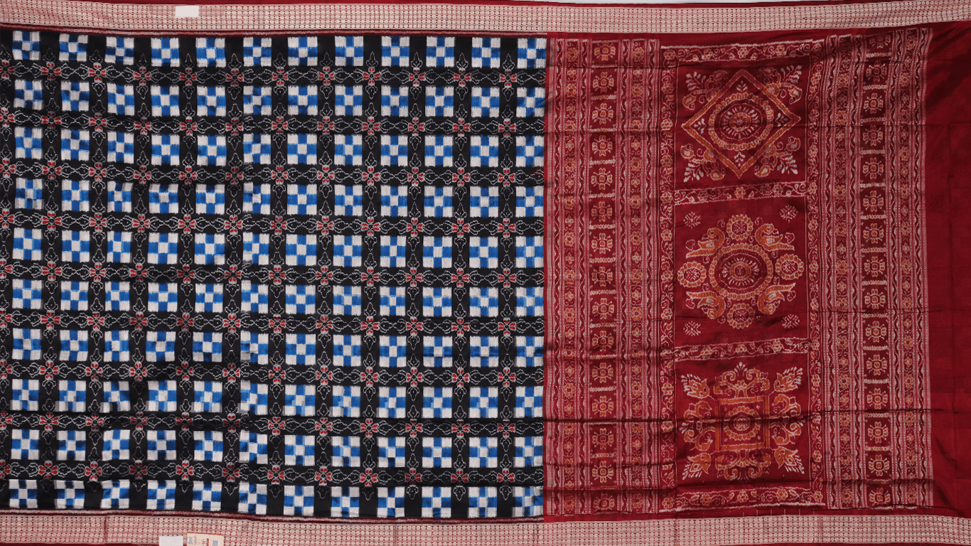 Handloom Sambalpuri Ikkat Silk Saree Handloom Saree_Sambalpuri Silk Priyadarshini Handloom 