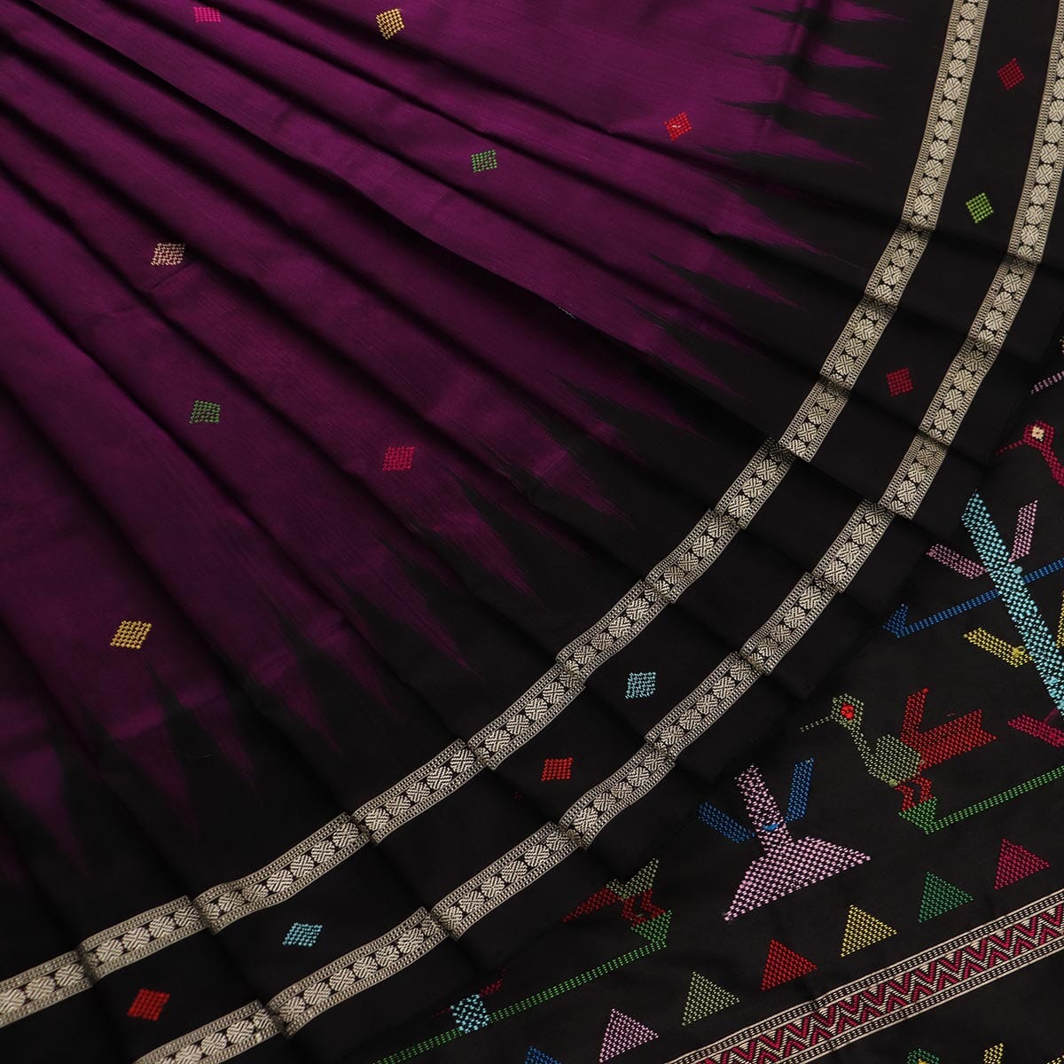 Handloom Sambalpuri Ikkat Silk Saree Handloom Saree_Sambalpuri Silk Priyadarshini Handloom 