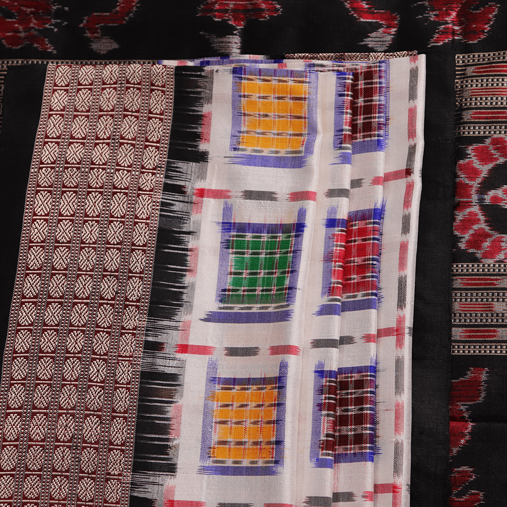 Handloom Sambalpuri Ikkat Silk Saree Handloom Saree_Sambalpuri Silk Priyadarshini Handloom 