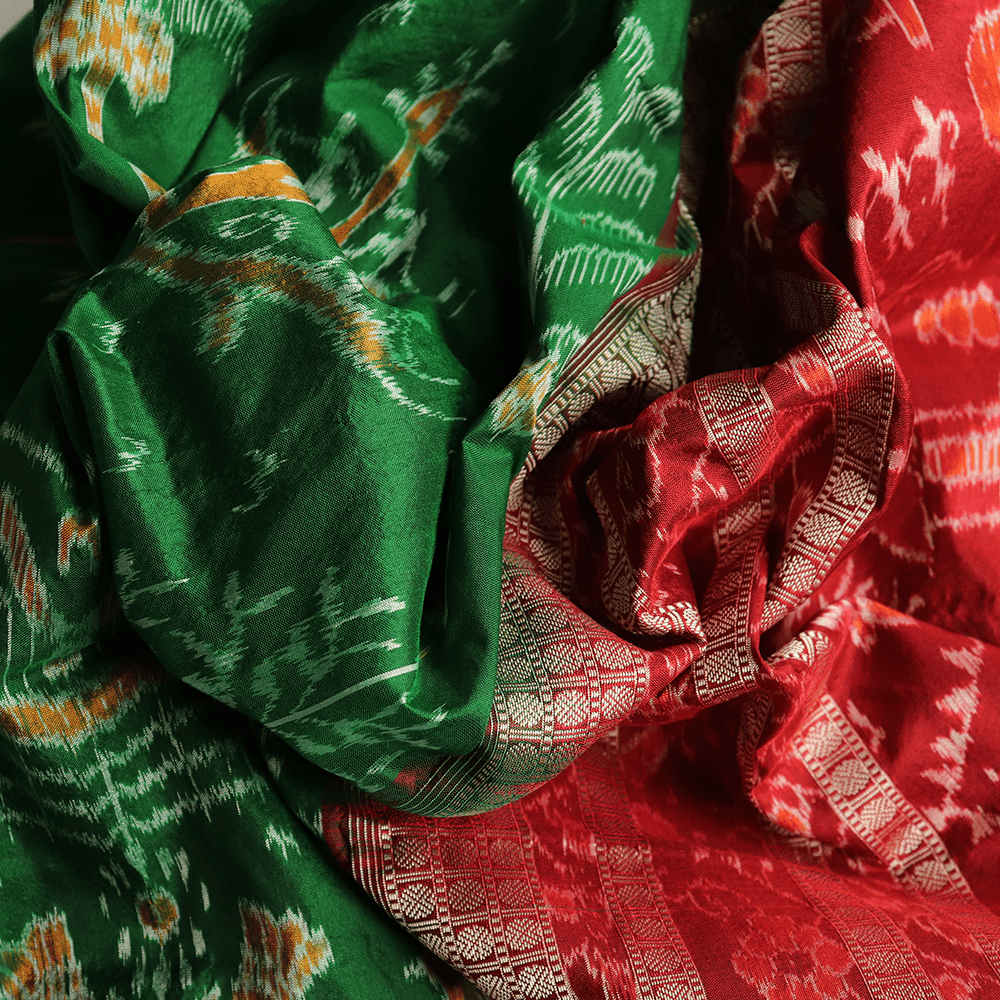 Handloom Sambalpuri Ikkat Silk Saree Handloom Saree_Sambalpuri Silk Priyadarshini Handloom 