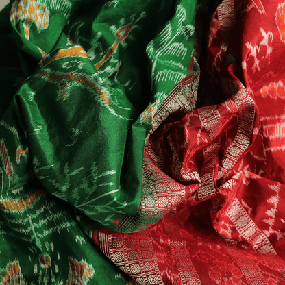 Handloom Sambalpuri Ikkat Silk Saree Handloom Saree_Sambalpuri Silk Priyadarshini Handloom 