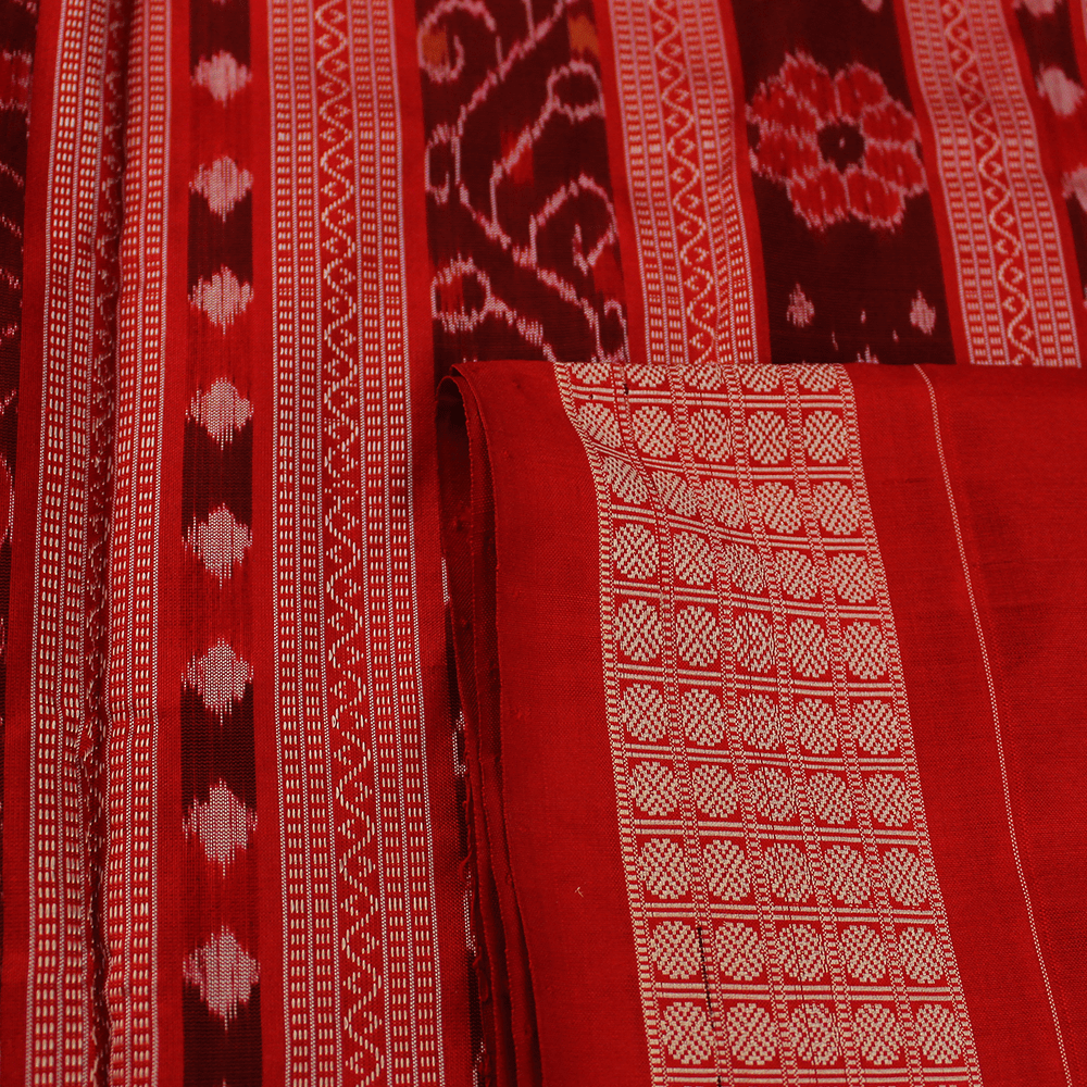 Handloom Sambalpuri Ikkat Silk Saree Handloom Saree_Sambalpuri Silk Priyadarshini Handloom 