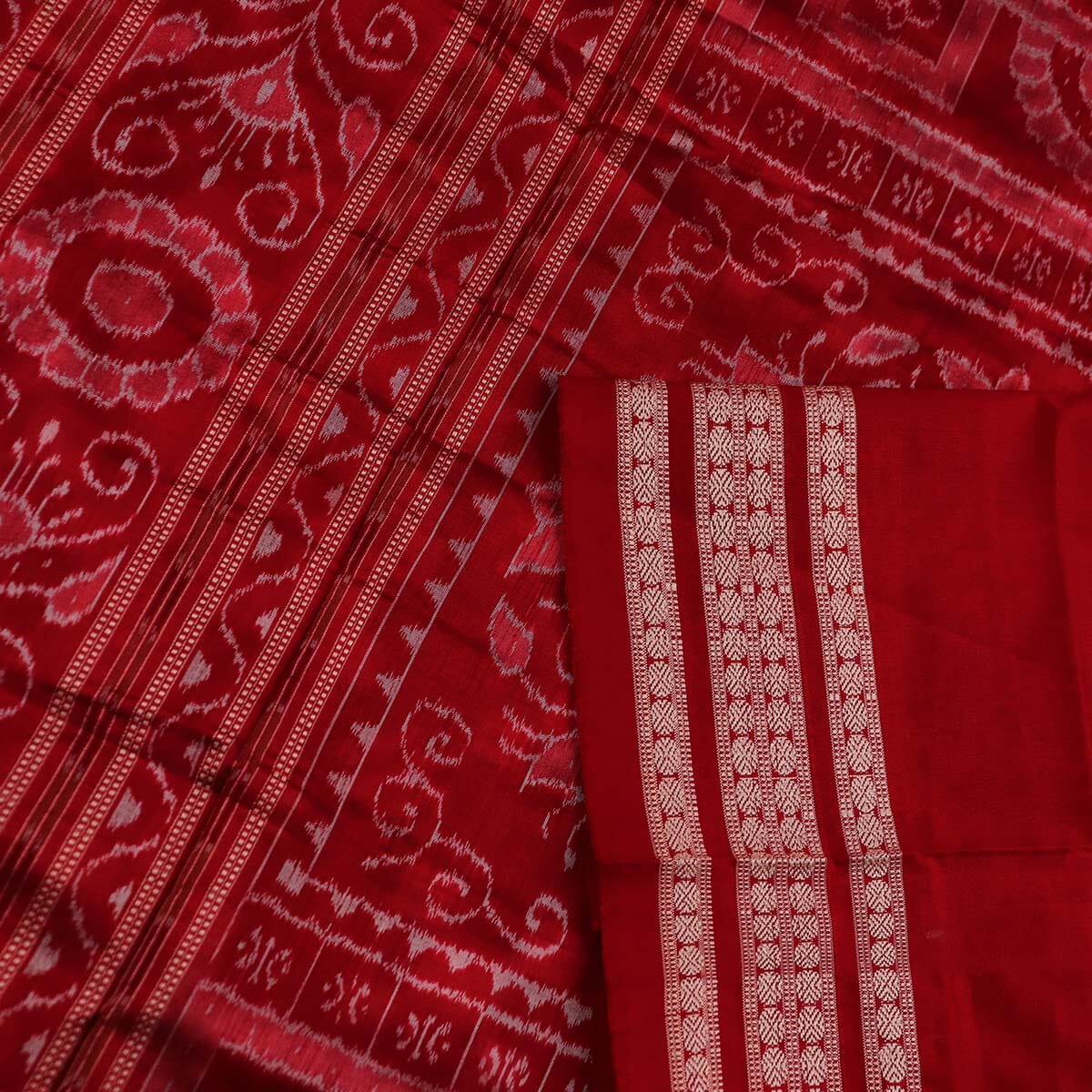 Handloom Sambalpuri Ikkat Silk Saree Handloom Saree_Sambalpuri Silk Priyadarshini Handloom 