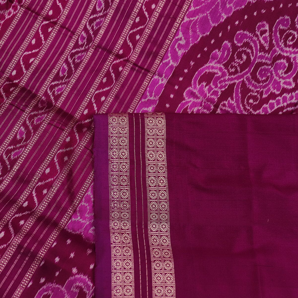 Handloom Sambalpuri Ikkat Silk Saree Handloom Saree_Sambalpuri Silk Priyadarshini Handloom 