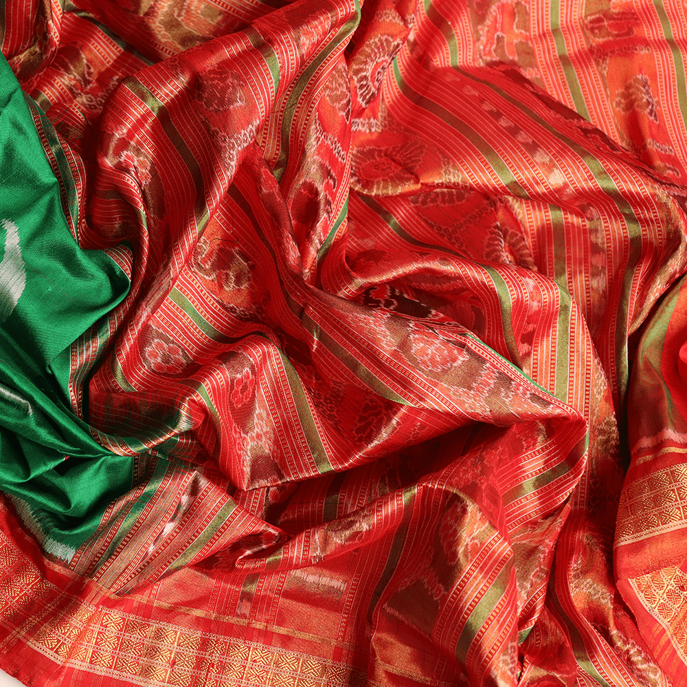 Handloom Sambalpuri Ikkat Silk Saree Handloom Saree_Sambalpuri Silk Priyadarshini Handloom 