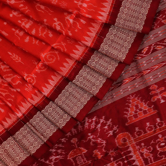 Handloom Sambalpuri Ikkat Silk Saree Handloom Saree_Sambalpuri Silk Priyadarshini Handloom 