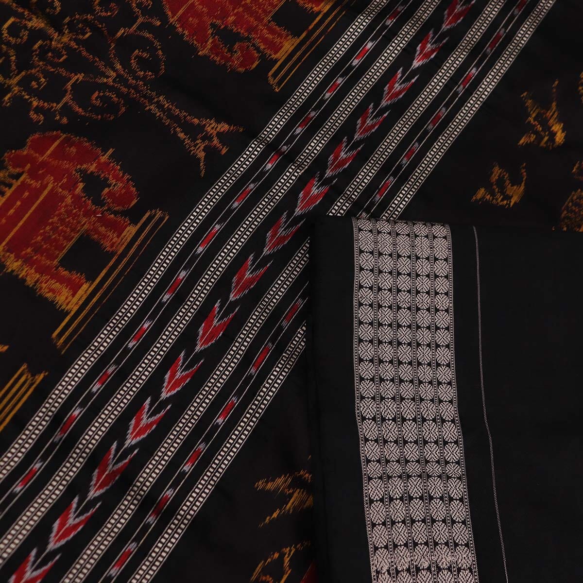 Handloom Sambalpuri Ikkat Silk Saree Handloom Saree_Sambalpuri Silk Priyadarshini Handloom 