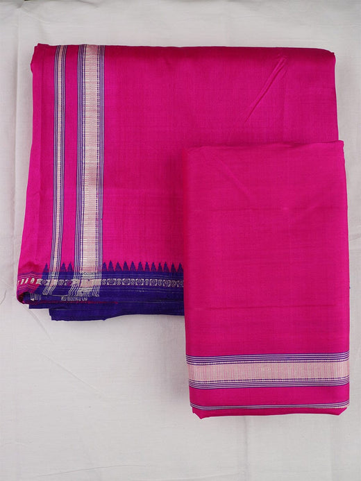 Pink Sambalpuri Silk Dhoti