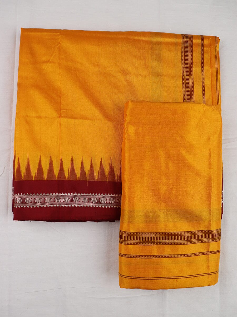 Handloom Sambalpuri Pata Silk Dhoti with Utari for Men Handloom Dhoti_Silk Priyadarshini Handloom 