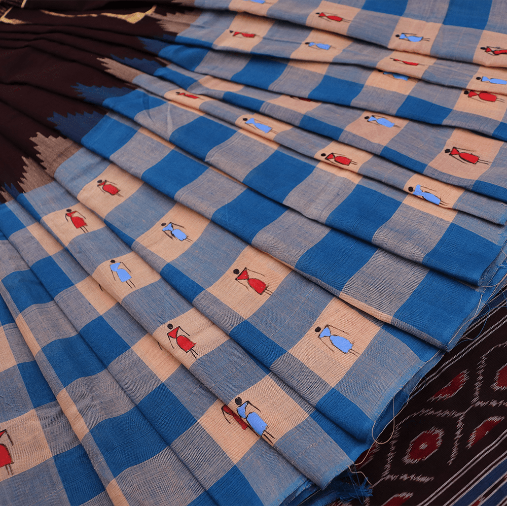 Handloom Sambalpuri Patachitra Cotton Saree Handloom Saree_Cotton Priyadarshini Handloom 