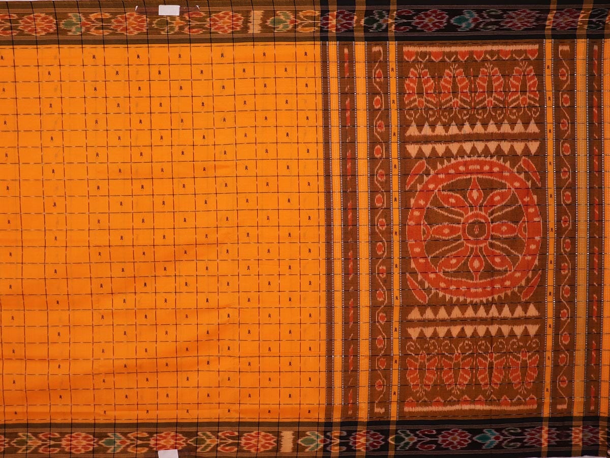 Handloom Sambalpuri Poly-Cotton Ikkat Saree Handloom Saree_Cotton Priyadarshini Handloom 