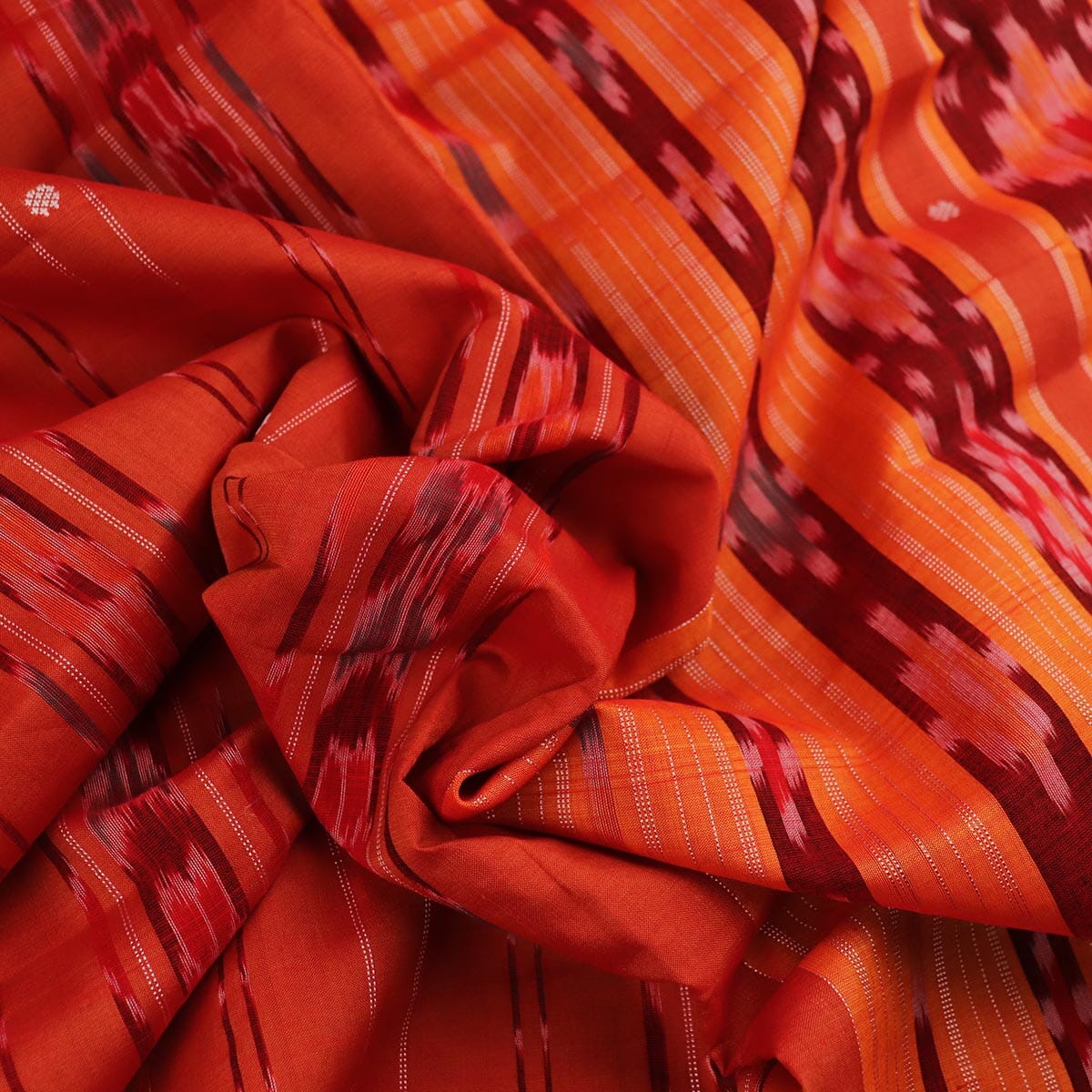Handloom Sambalpuri Poly-Cotton Ikkat Saree Handloom Saree_Cotton Priyadarshini Handloom 