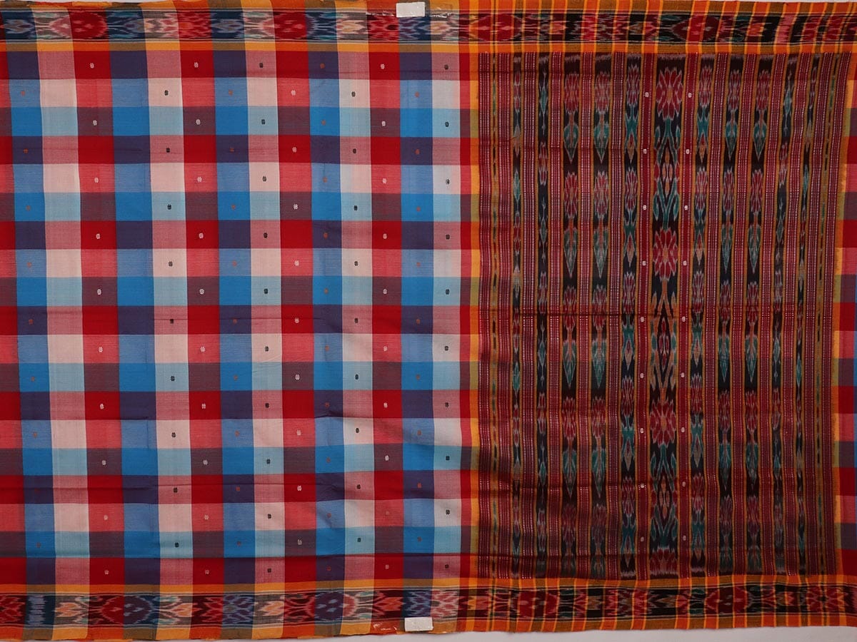 Handloom Sambalpuri Poly-Cotton Ikkat Saree Handloom Saree_Cotton Priyadarshini Handloom 