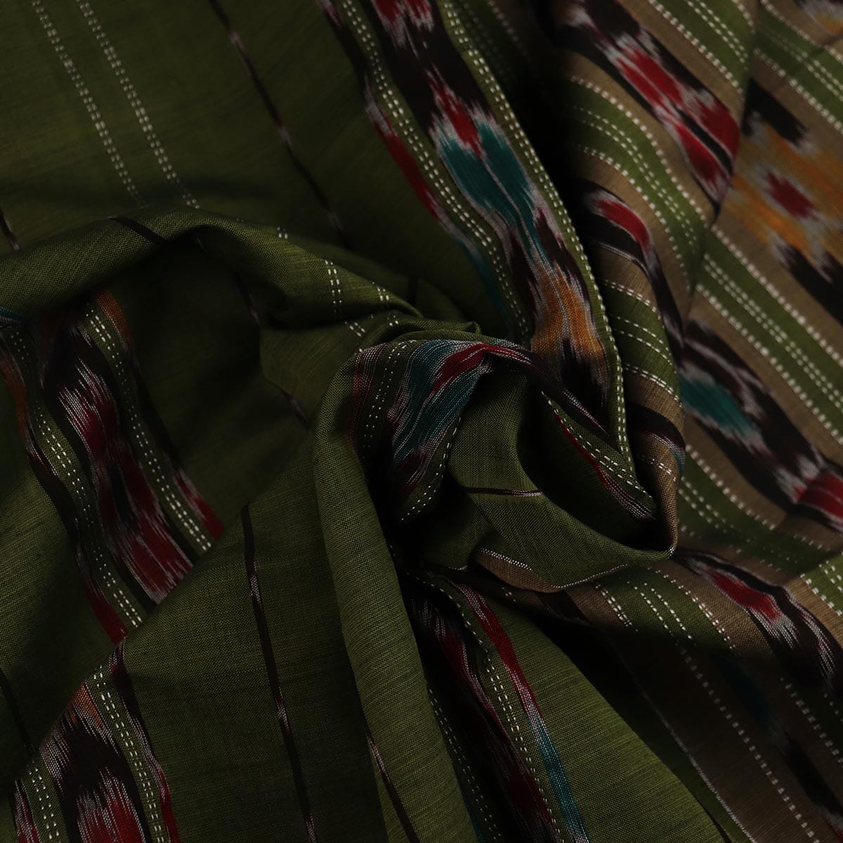 Handloom Sambalpuri Poly-Cotton Ikkat Saree Handloom Saree_Cotton Priyadarshini Handloom 