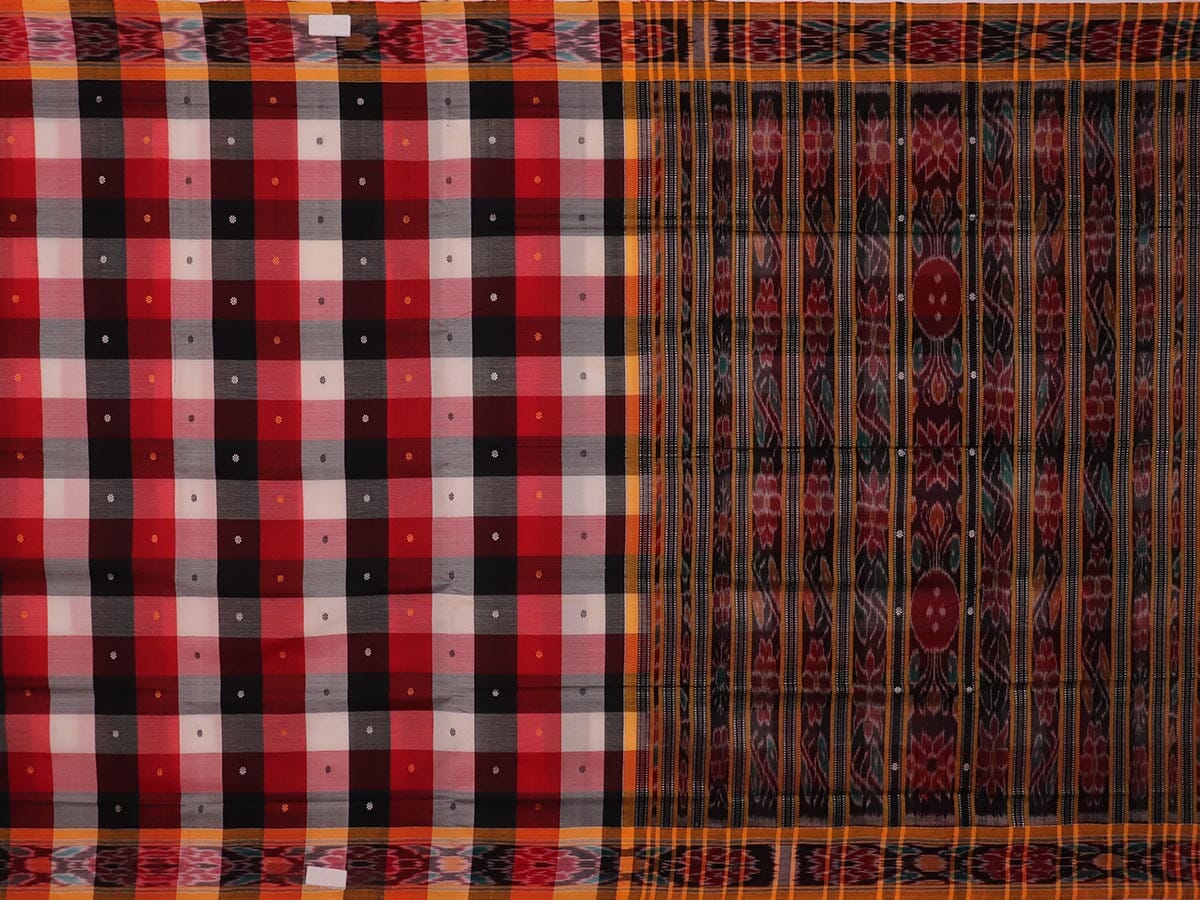Handloom Sambalpuri Poly-Cotton Ikkat Saree Handloom Saree_Cotton Priyadarshini Handloom 