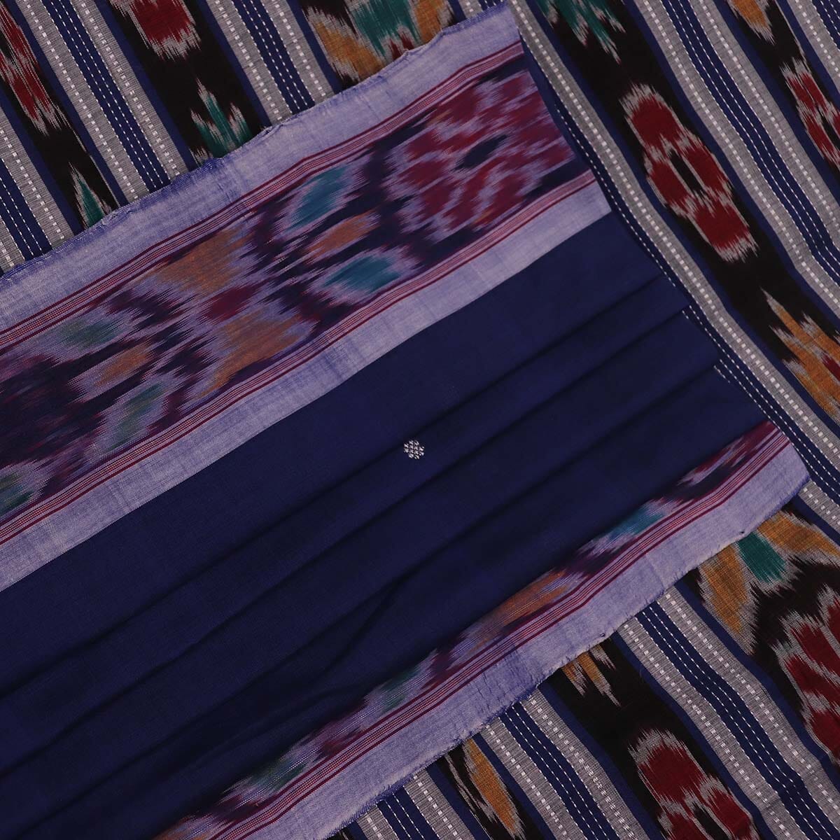 Handloom Sambalpuri Poly-Cotton Ikkat Saree Handloom Saree_Cotton Priyadarshini Handloom 