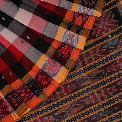 Handloom Sambalpuri Poly-Cotton Ikkat Saree Handloom Saree_Cotton Priyadarshini Handloom 