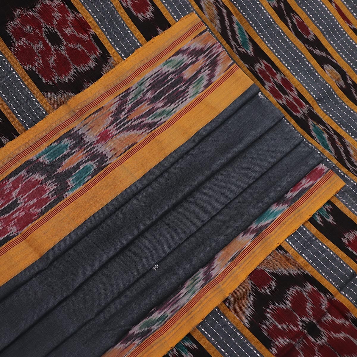 Handloom Sambalpuri Poly-Cotton Ikkat Saree Handloom Saree_Cotton Priyadarshini Handloom 