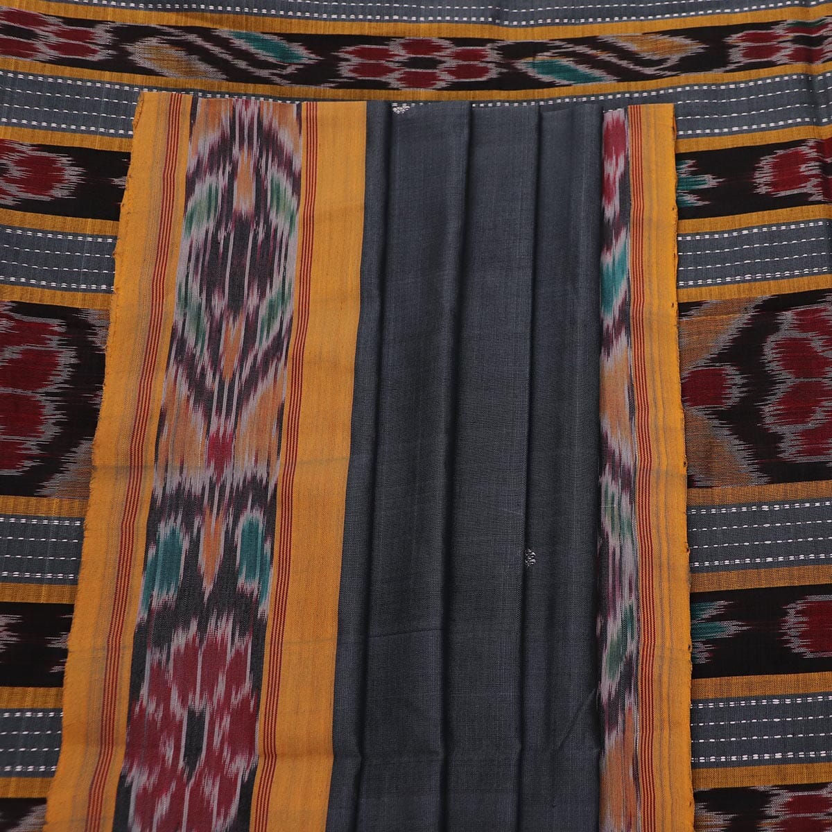 Handloom Sambalpuri Poly-Cotton Ikkat Saree Handloom Saree_Cotton Priyadarshini Handloom 